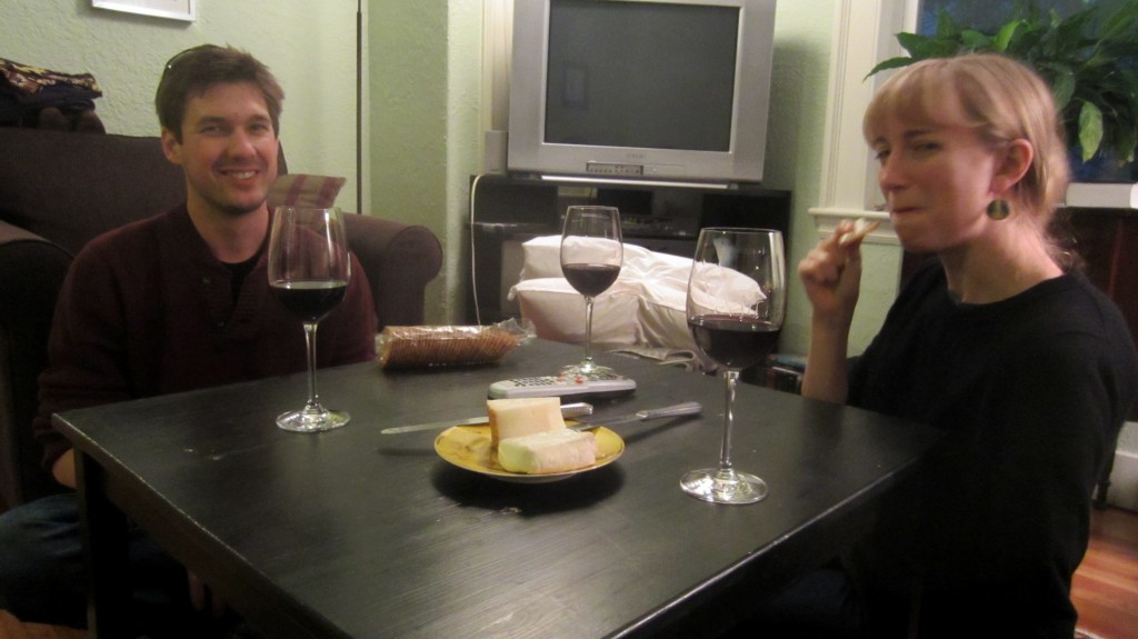 4856 Oct 23_predinner wine and cheese_Greg, Megs